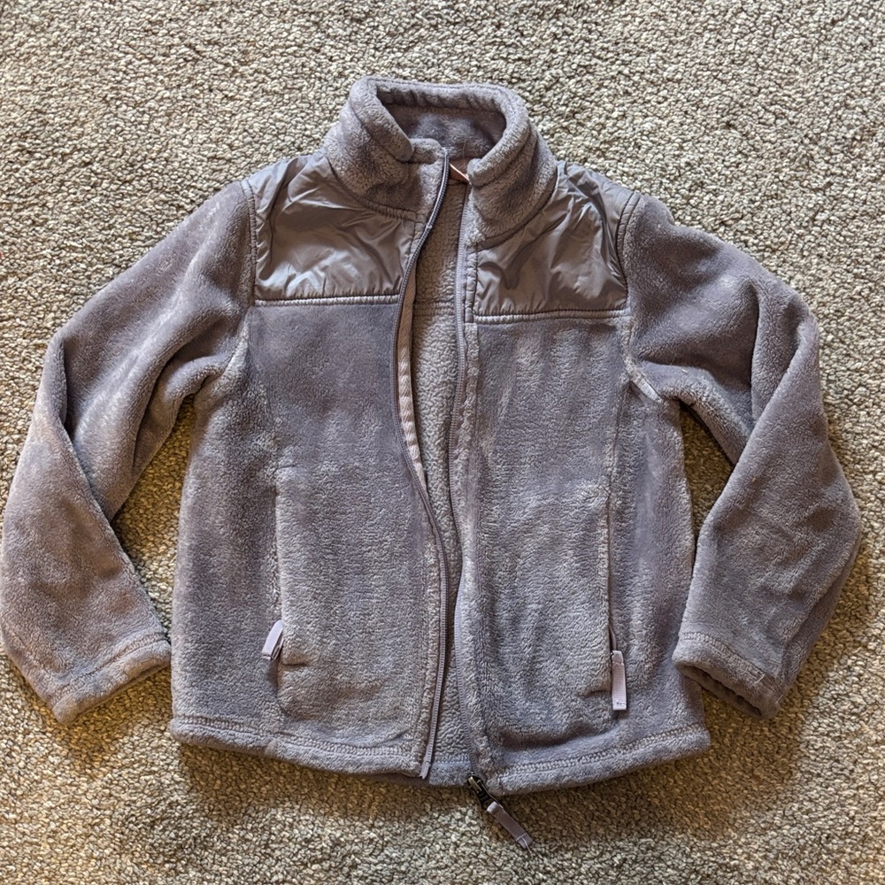 Cozy Kids' Gray Fleece Jacket  XS5/6